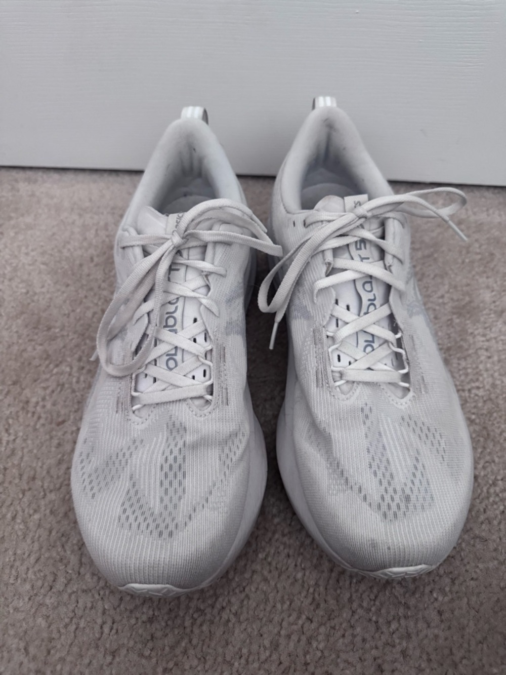 Asics Men's Athletic Running Shoes White Gray